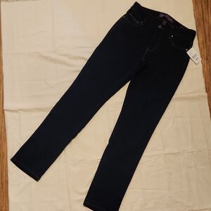 Gloria Vanderbilt Women's Dark Blue Straight Leg Jeans